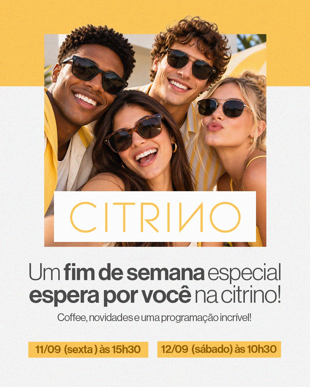 Citrino — campanha de evento — Adventure Creative