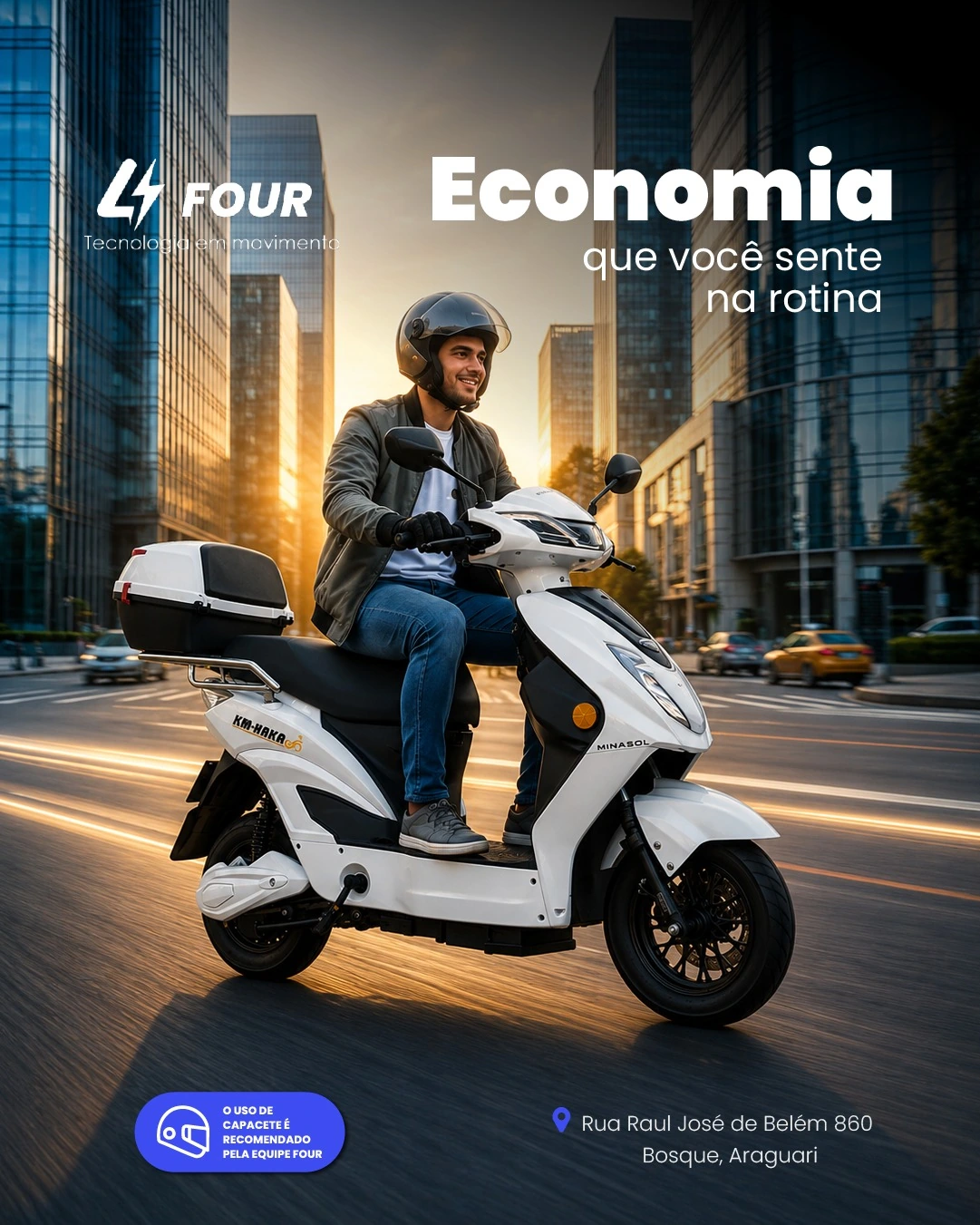 Four — campanha de mobilidade — Adventure Creative