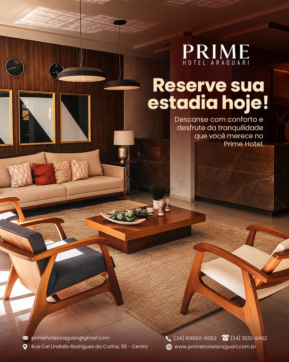 Prime Hotel — campanha de hospedagem — Adventure Creative